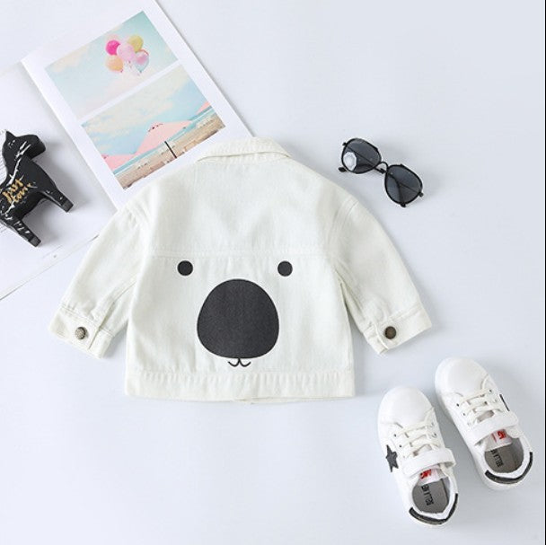 Chaqueta de Denim Infantil con Estilo Urbano