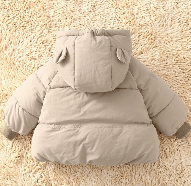 Abrigo Acolchado Infantil Impermeable de Invierno