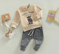 Conjunto de Sweater Estampado y Calzas Casuales