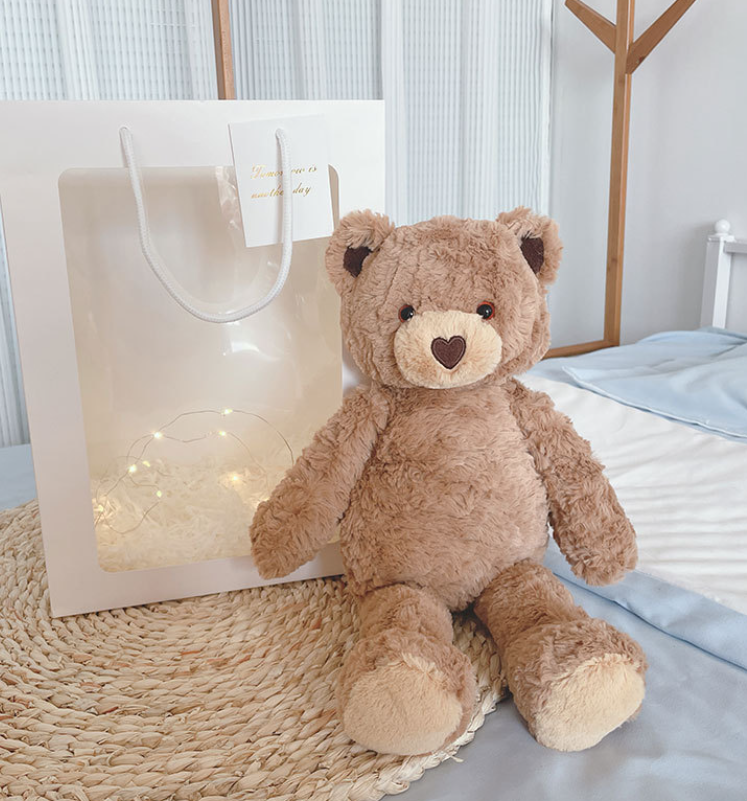 Oso de Peluche en Forma de Corazón para Regalo