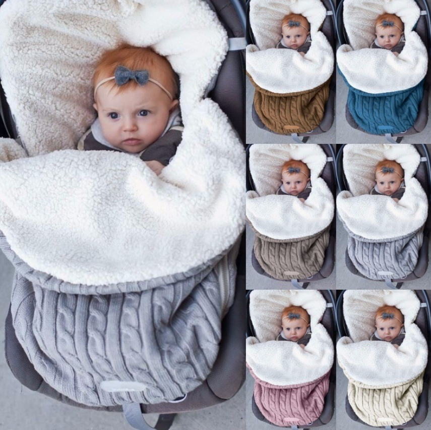 Saco de Dormir Acolchado para Cochecito de Invierno