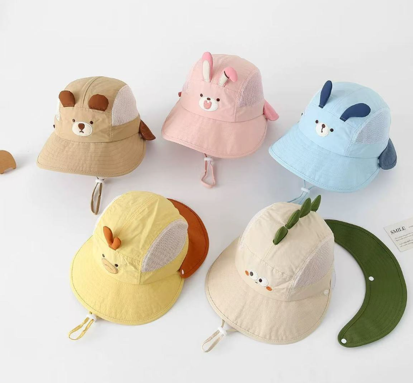 Sombrero de Pescador Infantil con Protección Solar para Verano