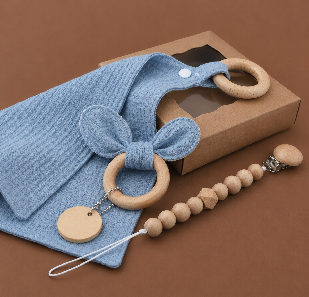Set de Regalo "Bienvenida al Baño" con Sonajero