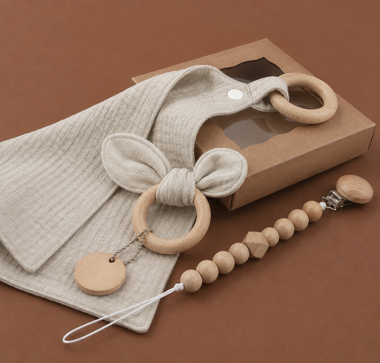 Set de Regalo "Bienvenida al Baño" con Sonajero