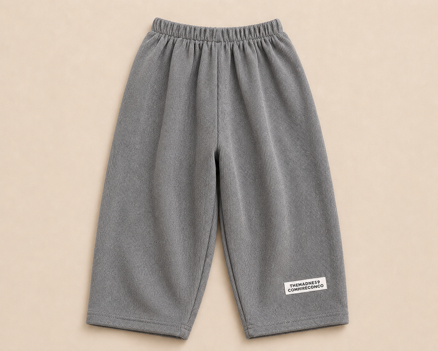 Pantalón Largo Lisos de Corte Recto