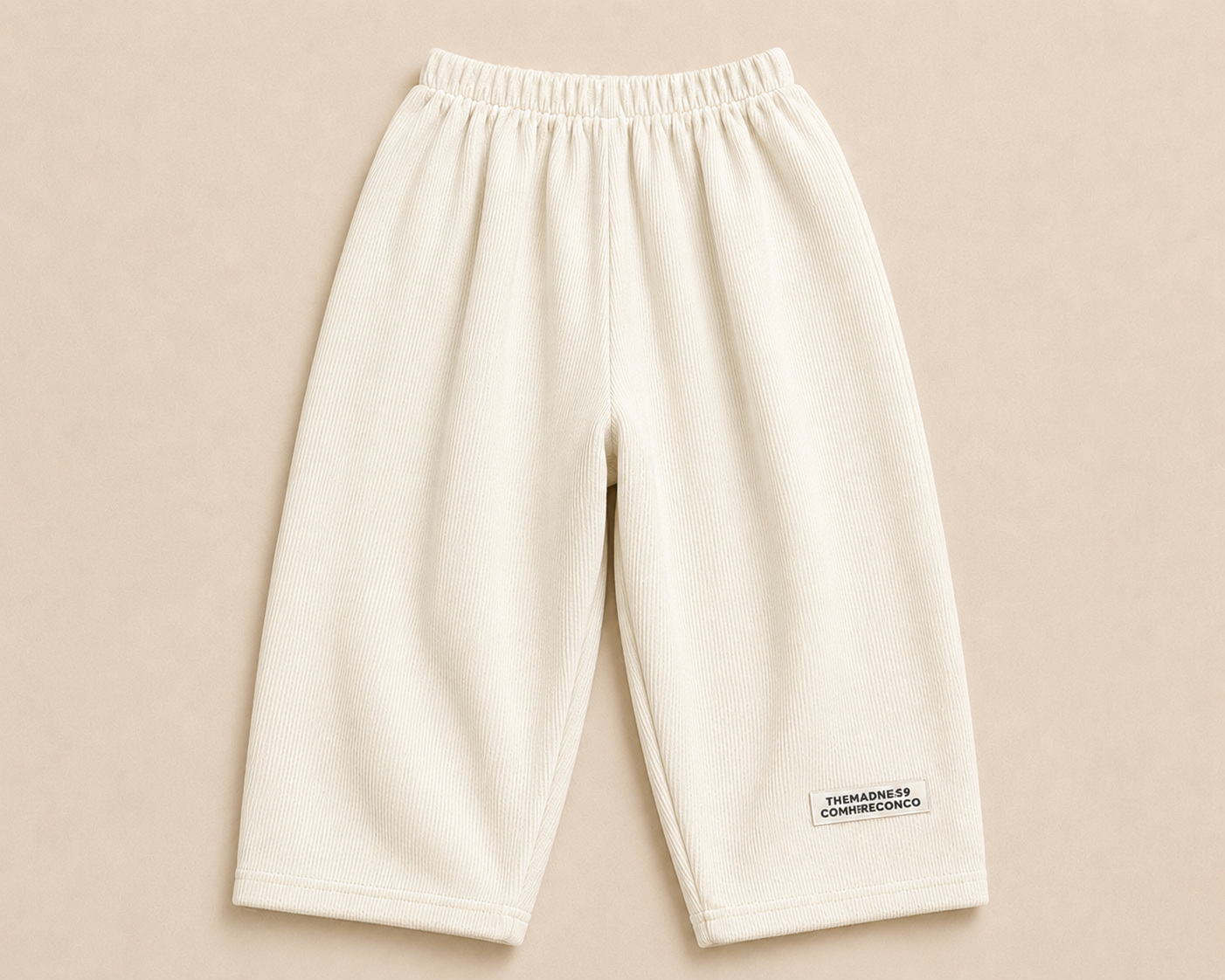 Pantalón Largo Lisos de Corte Recto