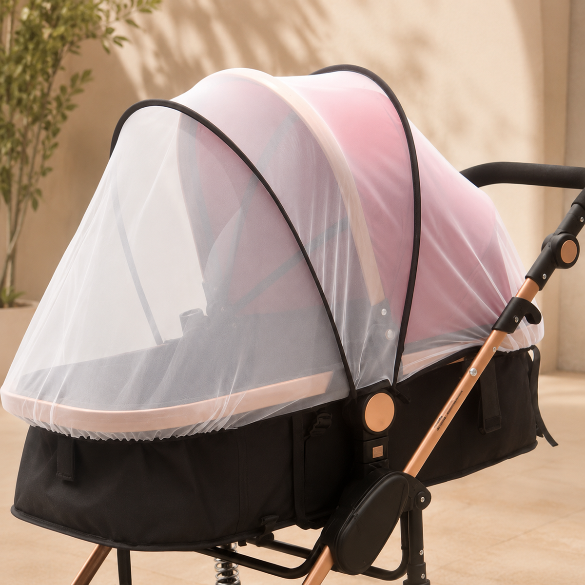 Mosquitera Universal Envolvente y Protectora para Carrito de Bebé