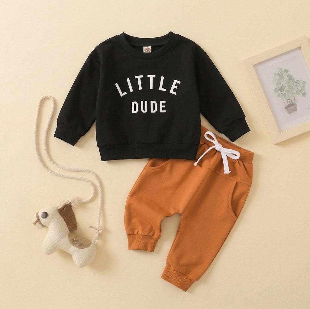 Conjunto de Algodón Little Dude - Estilo y Confort