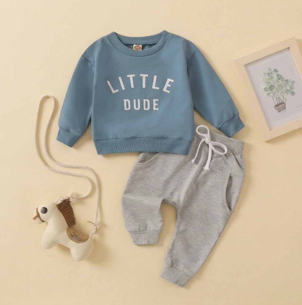 Conjunto de Algodón Little Dude - Estilo y Confort