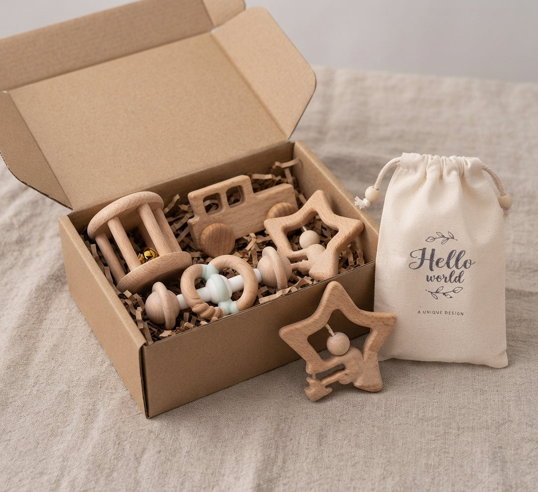 Set de Regalo Didáctico de Sonajeros
