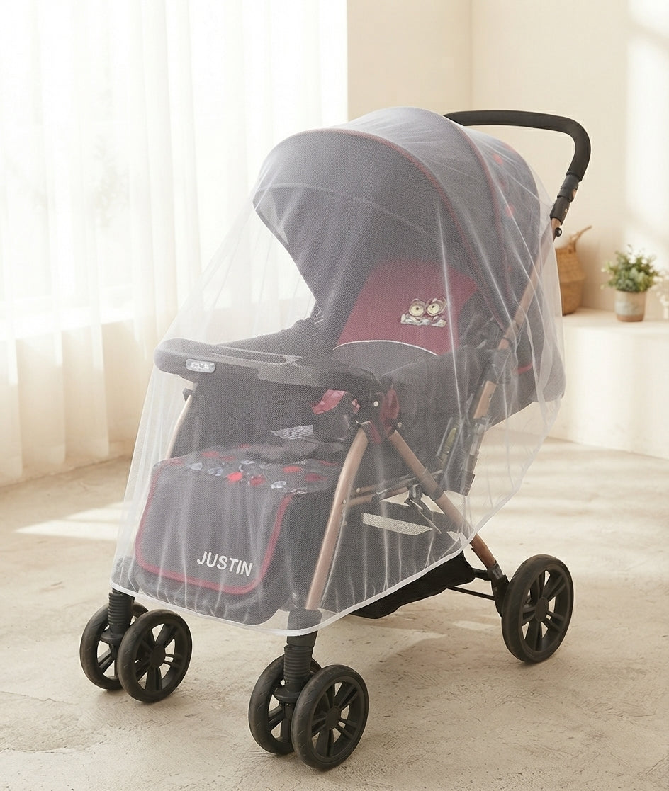 Mosquitera Universal Envolvente y Protectora para Carrito de Bebé