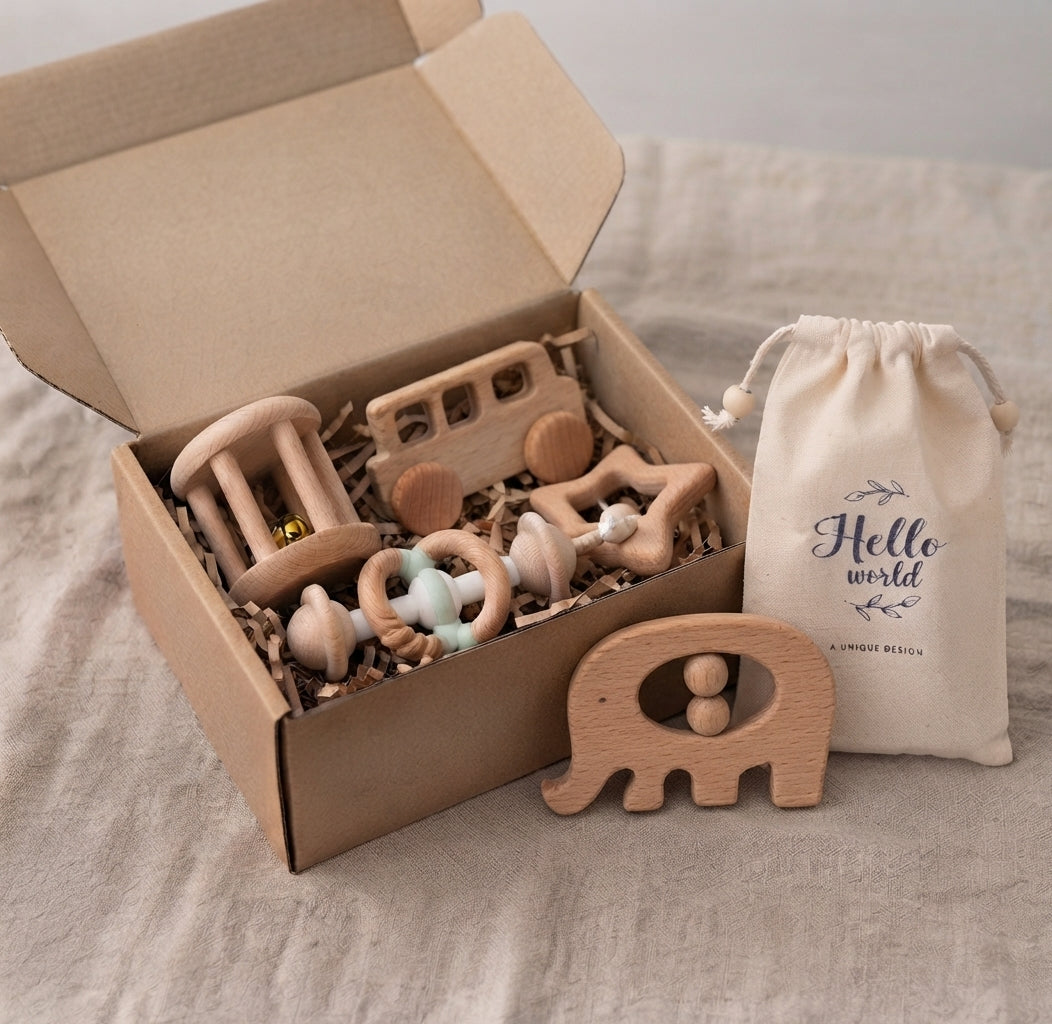 Set de Regalo Didáctico de Sonajeros