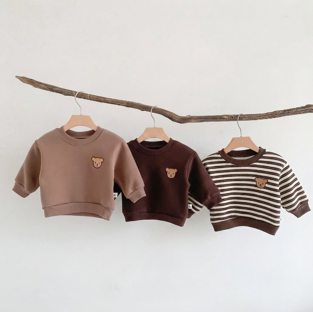 Sudadera Afelpada de Cuello Redondo