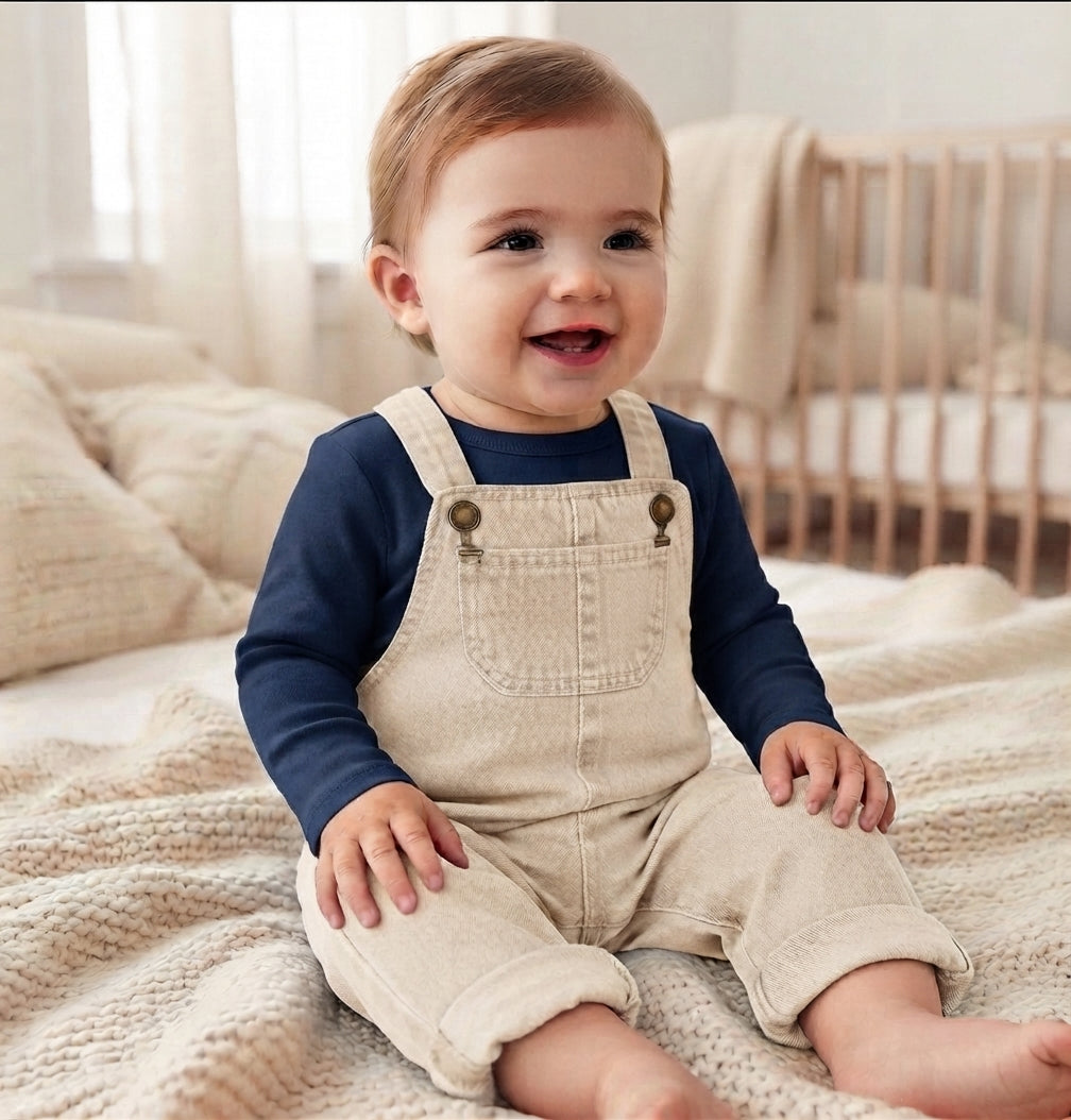 Overol Infantil Estilo Urbano de Verano